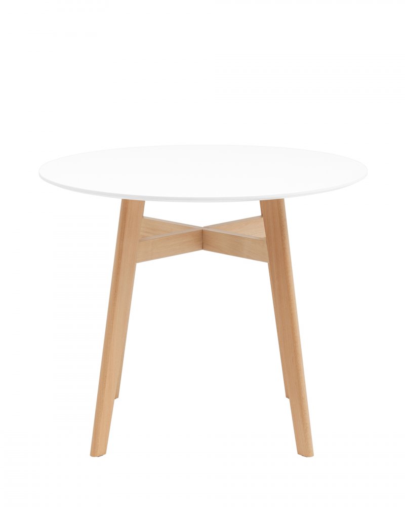 Стол обеденный Target Circle 90*90 белый фото 4