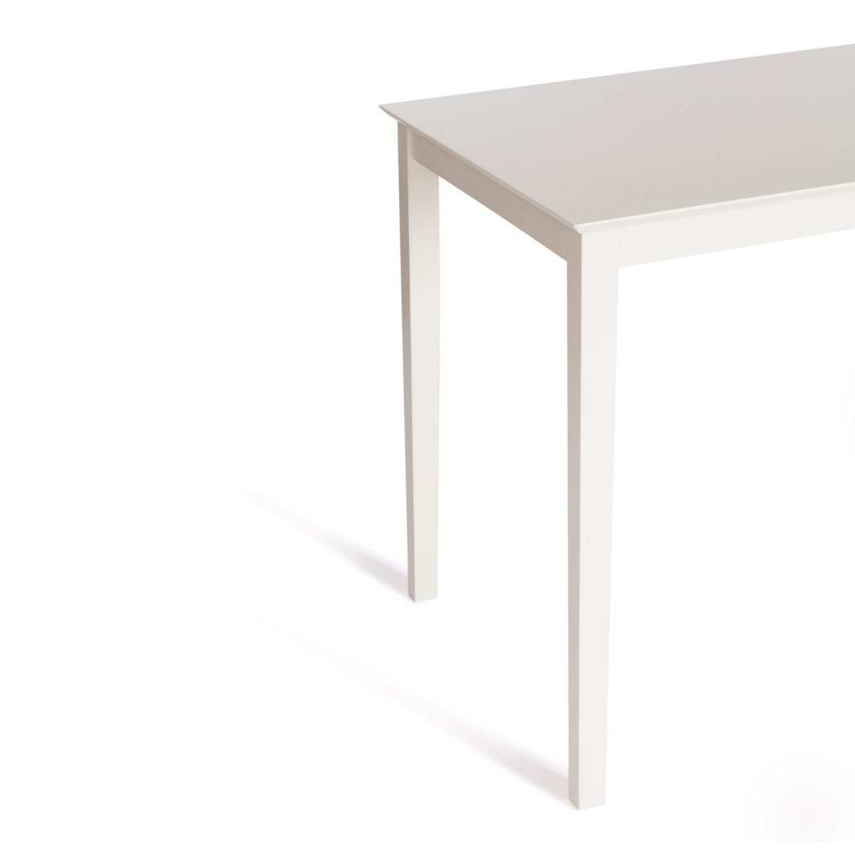 Обеденный комплект Хадсон стол + 4 стула Hudson Dining Set ivory white слоновая кость, ткань кор.-зол фото 3