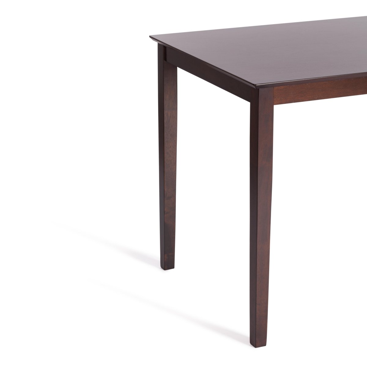Обеденный комплект Хадсон стол + 4 стула Hudson Dining Set  cappuccino темный орех фото 3