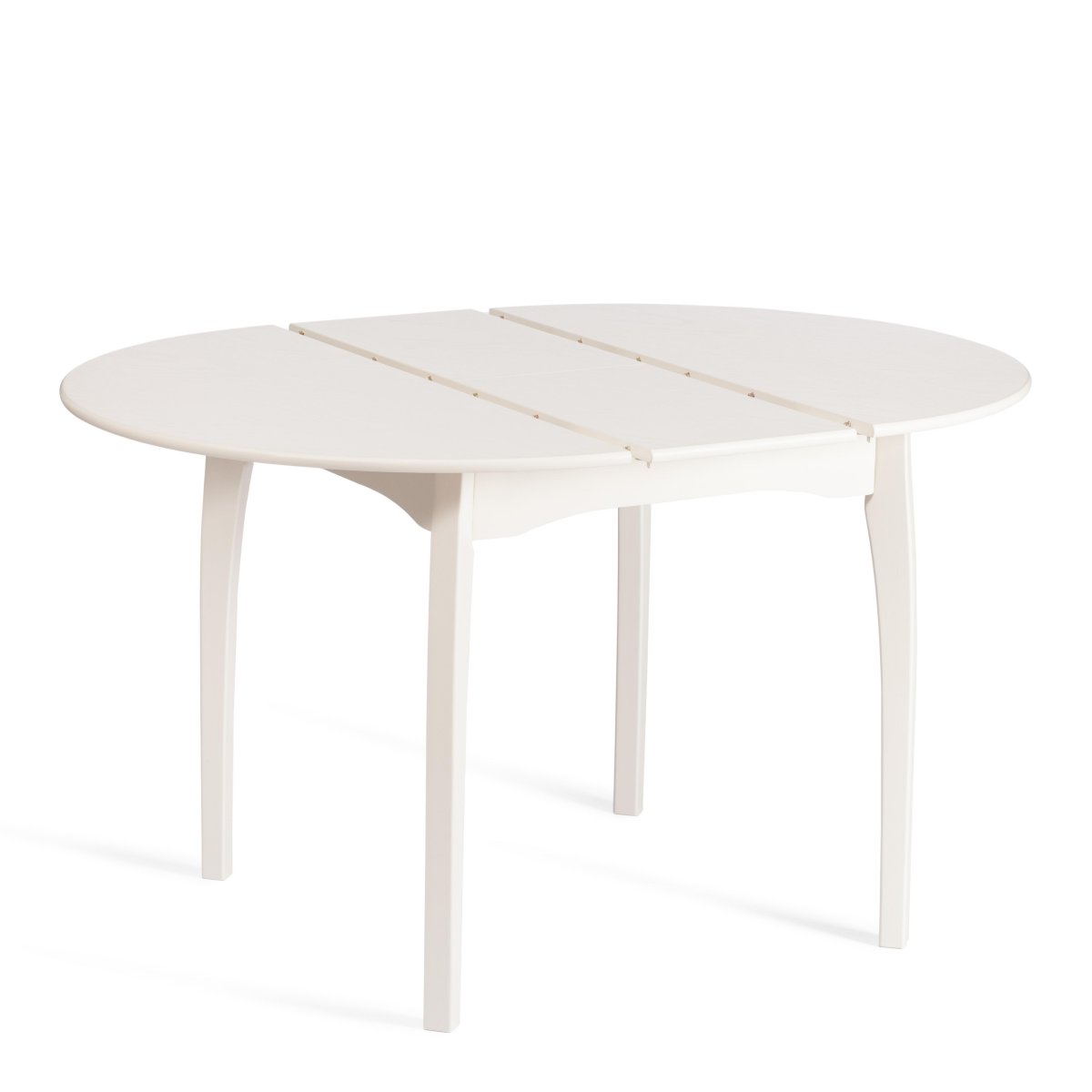 Стол DIAMANTE круглый  Ivory white фото 17