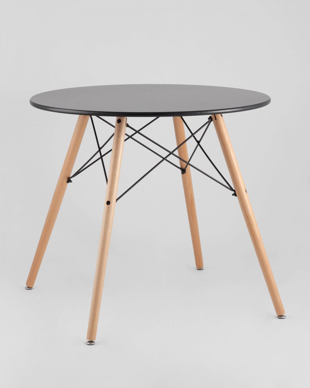 Стол круглый EAMES DSW NEW D=80 черный фото 8
