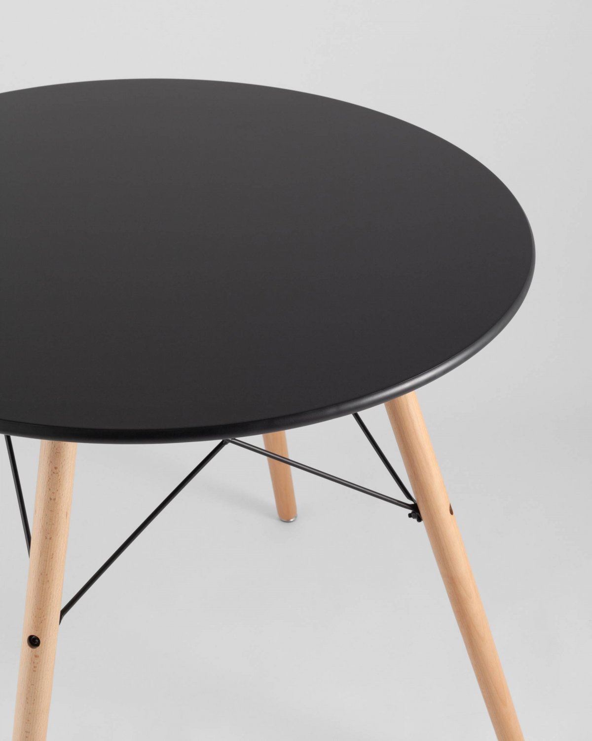 Стол круглый EAMES DSW NEW D=80 черный фото 16