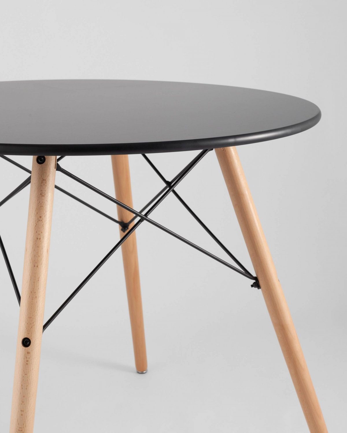 Стол круглый EAMES DSW NEW D=80 черный фото 18