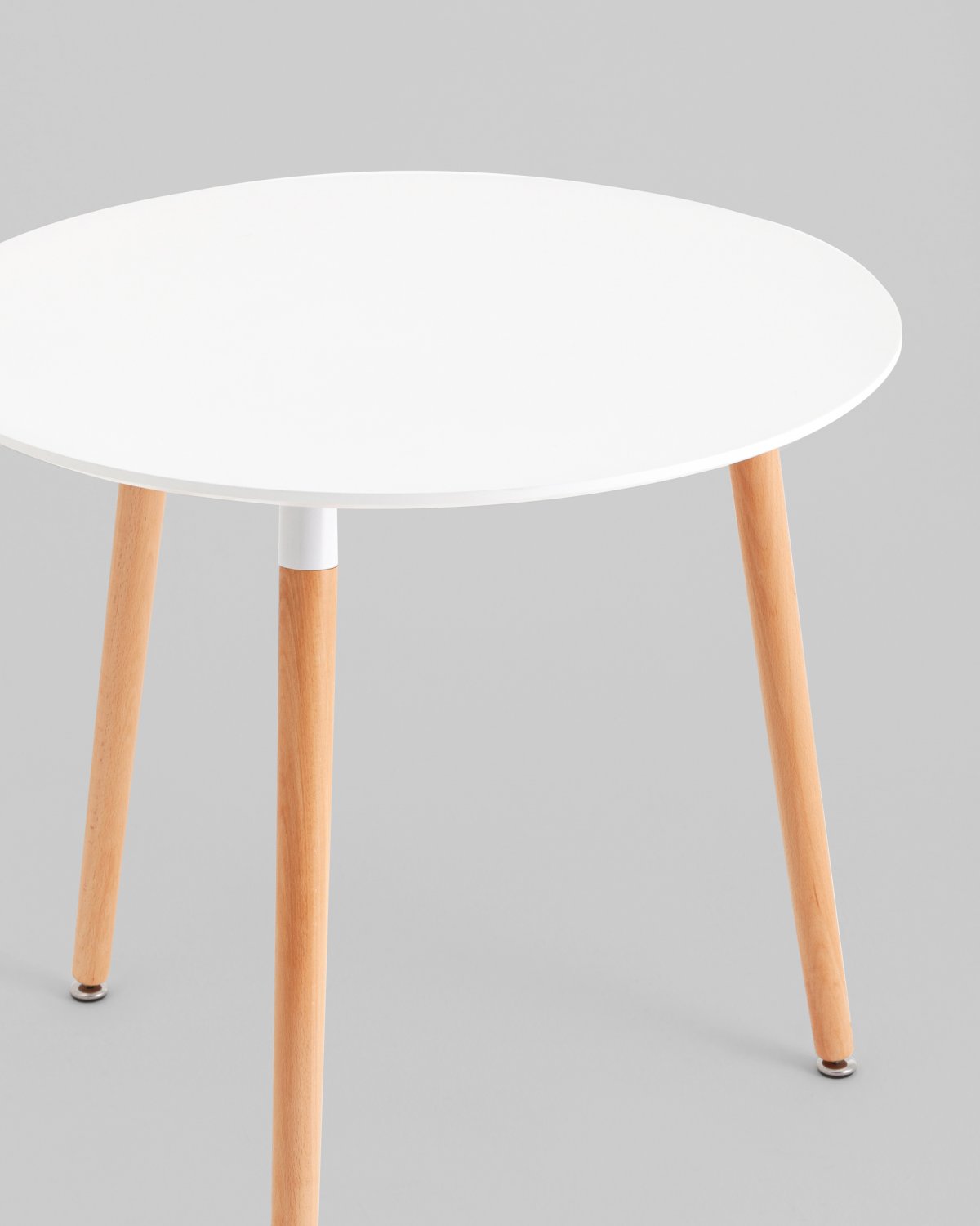 Стол круглый EAMES DST NEW D80 белый фото 7