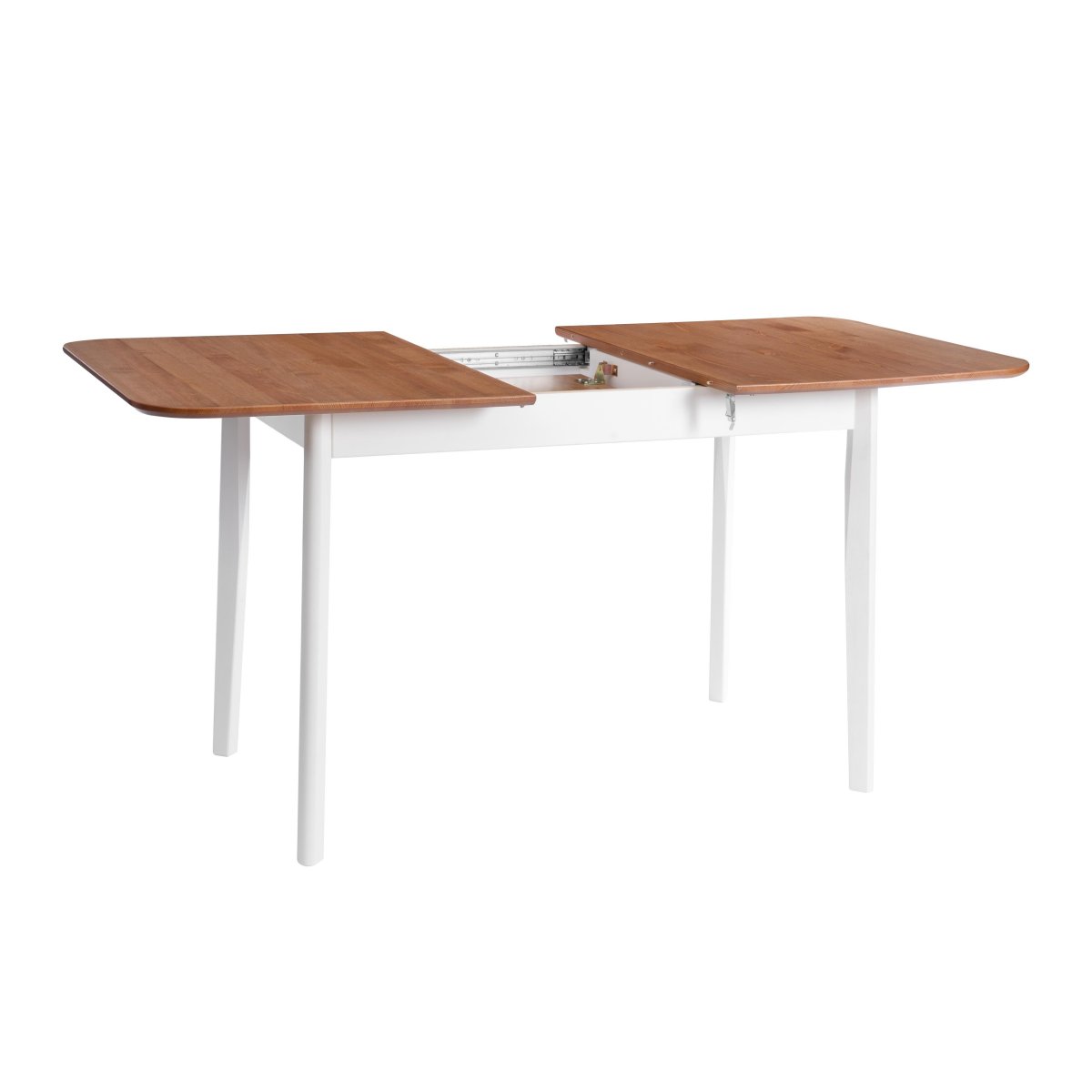 Стол Соната Люкс раздвижной/Sonata Lux extension table массив сосны, антик/белый фото 2