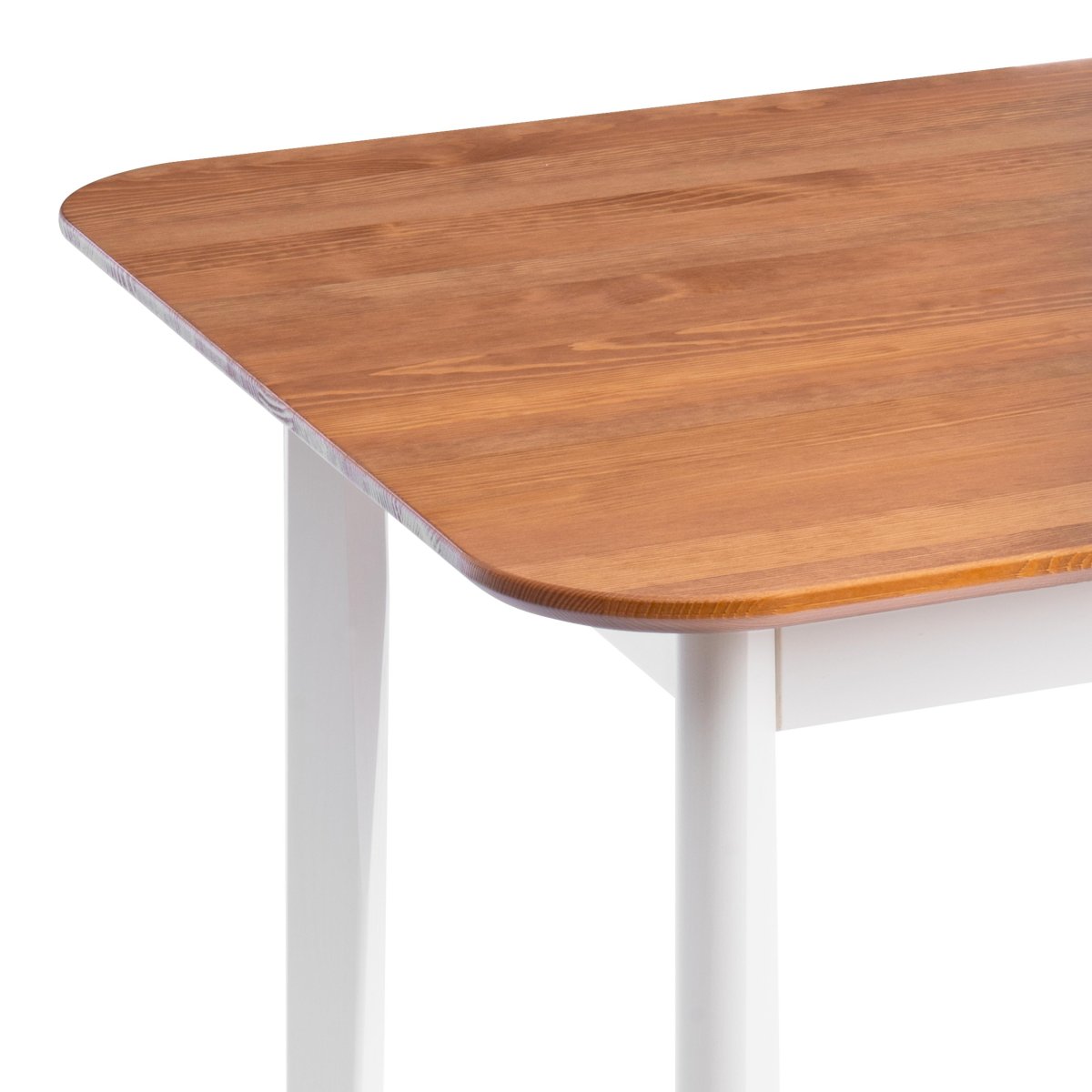 Стол Соната Люкс раздвижной/Sonata Lux extension table массив сосны, антик/белый фото 9