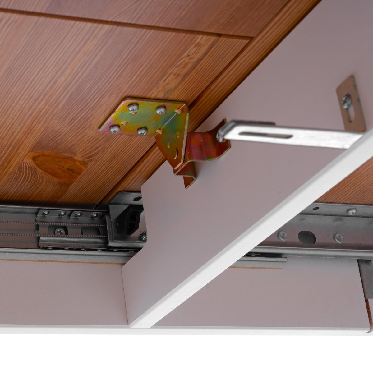 Стол Соната Люкс раздвижной/Sonata Lux extension table массив сосны, антик/белый фото 11