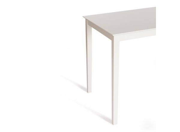 Обеденный комплект Хадсон стол + 4 стула Hudson Dining Set ivory white слоновая кость, ткань кор.-зол