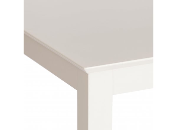 Обеденный комплект Хадсон стол + 4 стула Hudson Dining Set ivory white слоновая кость, ткань кор.-зол