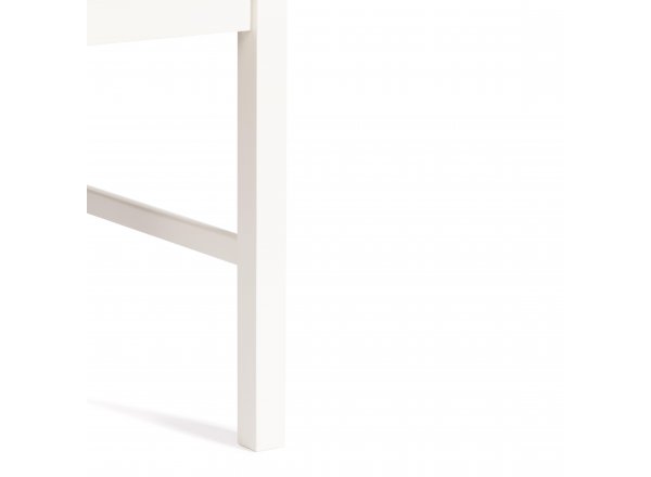 Обеденный комплект Хадсон стол + 4 стула Hudson Dining Set ivory white слоновая кость, ткань кор.-зол фото 8
