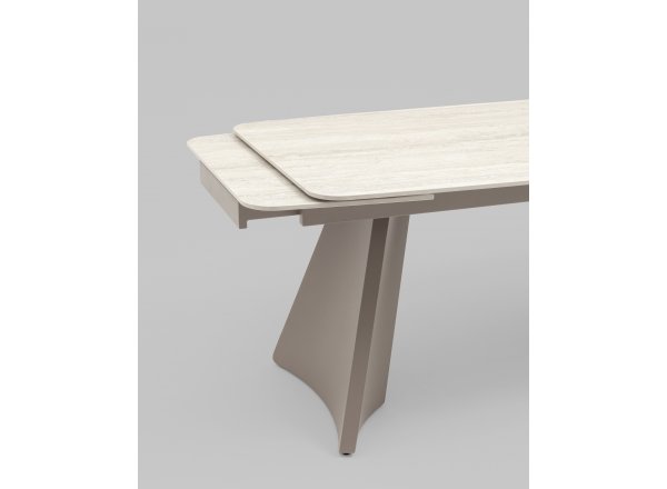 Стол обеденный Eliora 160-240*90 см серая керамика