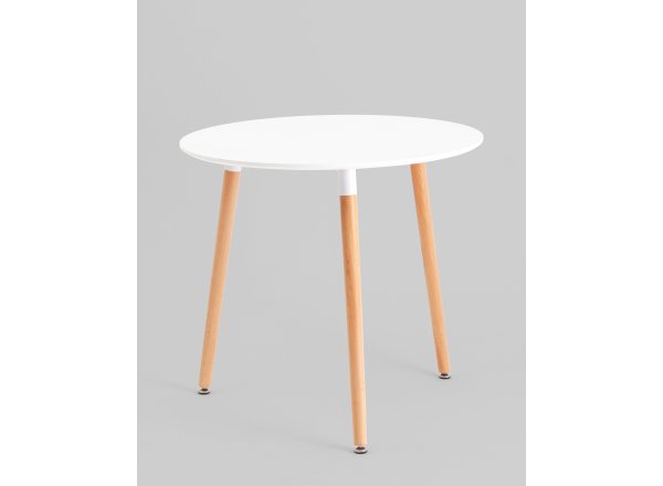 Стол круглый EAMES DST NEW D80 белый фото 8