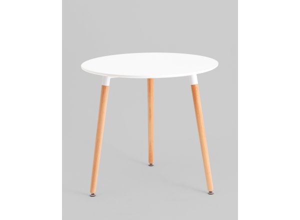 Стол круглый EAMES DST NEW D80 белый фото 9