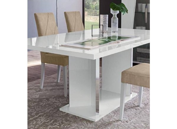 Стол LISA White Dining Room 180x104 фиксированный