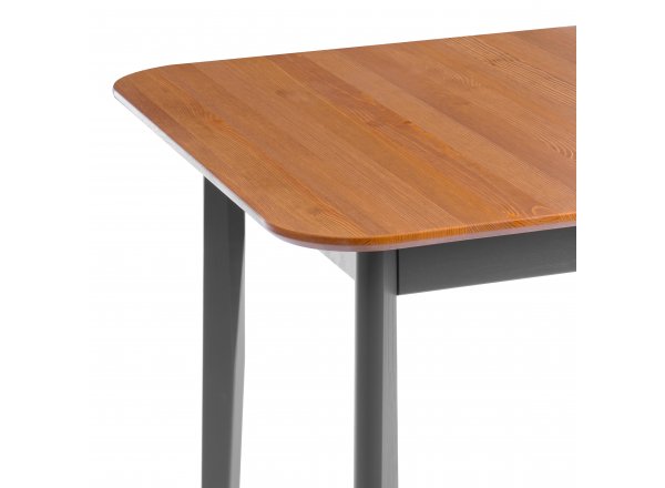 Стол Соната Люкс раздвижной/Sonata Lux extension table массив сосны, антик /графит фото 9