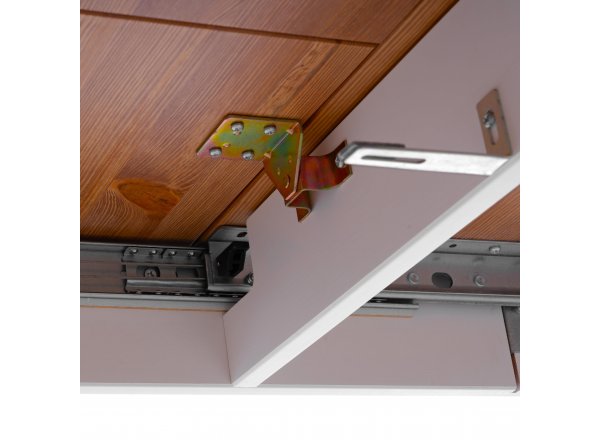 Стол Соната Люкс раздвижной/Sonata Lux extension table массив сосны, антик/белый фото 11