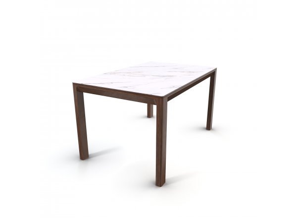 Стол раздвижной Ренцо 140/90КГ Gilt White Орех Американский