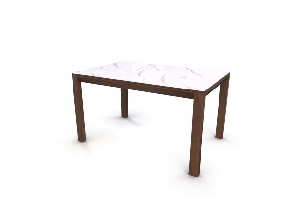 Стол раздвижной Ренцо 140/90КГ Gilt White Орех Американский