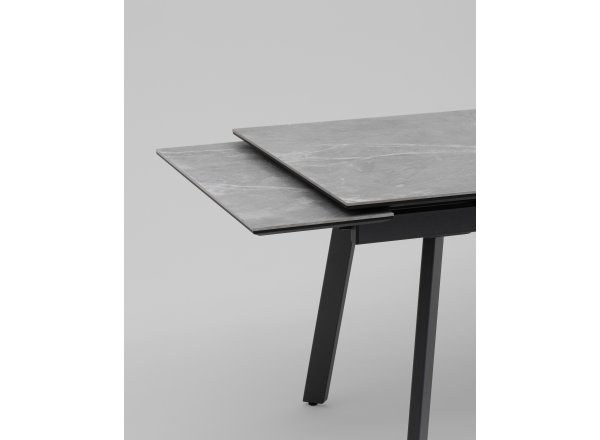 Стол Тайл 140-200/85/75 столешница керамика Larka Grey