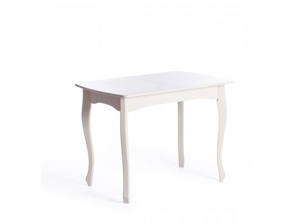 Стол обеденный раздвижной Катерина Прованс/Caterina Provence бук, МДФ, 100-130х70х75см, айвори вайт