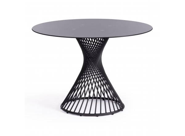 Стол круглый BERTOIA (mod. GT21) черный