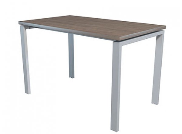 Стол NT 120x70 темный орех/серый