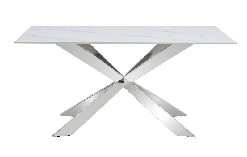 Стол T 088 камень белый матовый Calacata 160*90 см