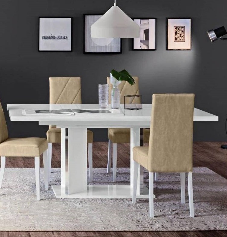 Стол LISA White Dining Room 180x104 фиксированный
