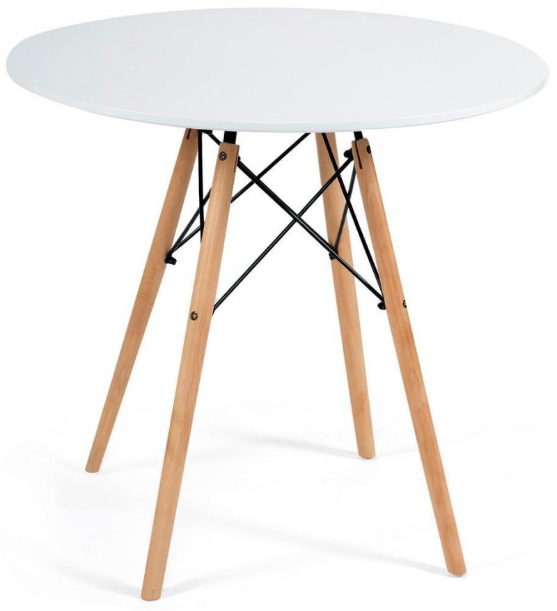 Стол CINDY NEXT (mod. 70-80 MDF) МДФ белый 80 см